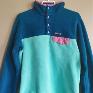 Patagonia Synchilla Snap-Up, men's fit but cute W oversized fit